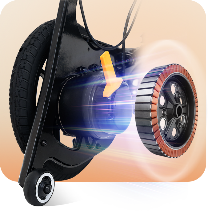 High-torque <span>brushless</span> drive motor.